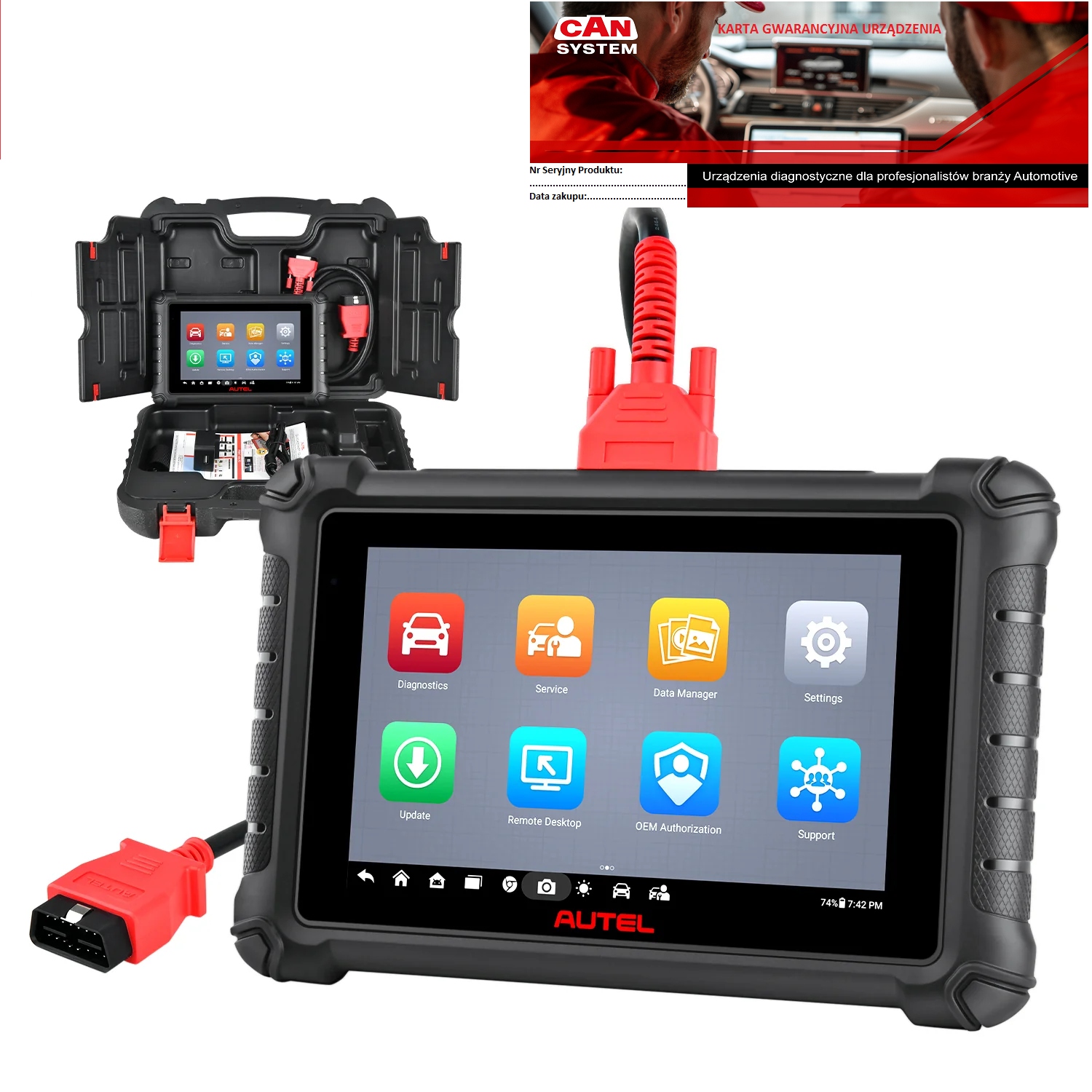 Autel MK900 Dealer 2026 j.PL Diagnostický Tester OBD2