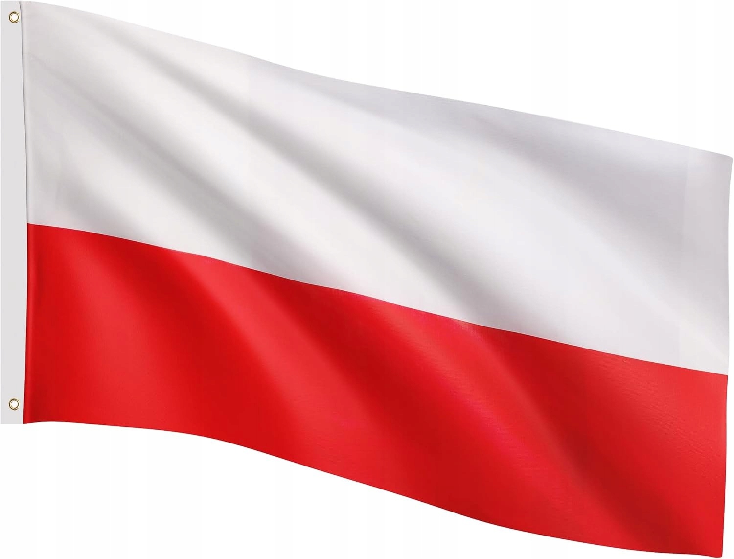 FLAGA POLSKI NA MASZT DO MASZTU 120x80 cm Marka inna
