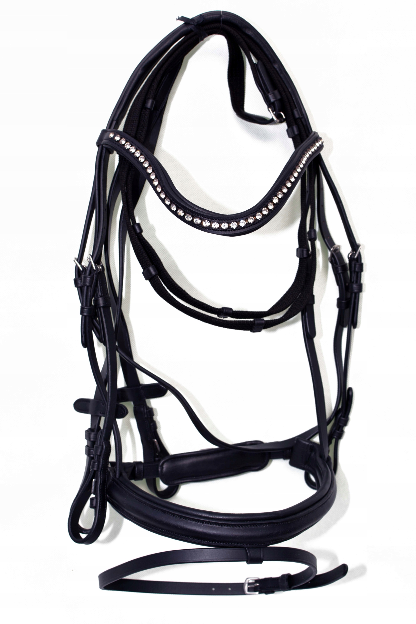 OGŁOWIE + WODZE ANATOMICZNE PROFILOWANE ROZ.X-FULL Rodzaj nachrapnika angielski