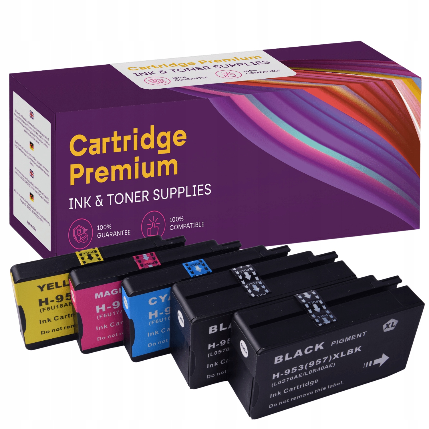 5x Inkoust Pro Hp 953 XL Officejet 7720 8210 8710 8720