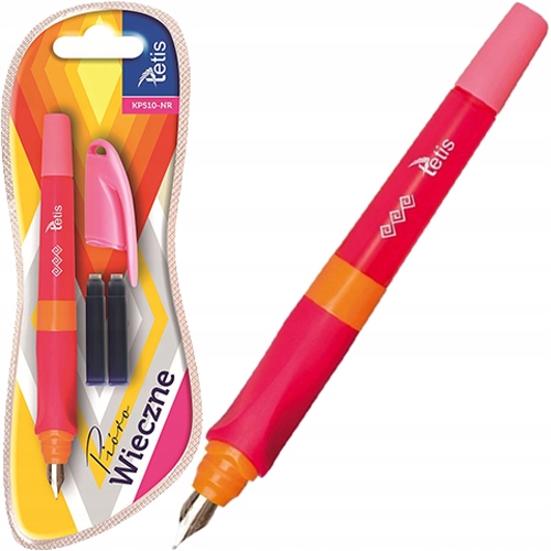 PIÓRO WIECZNE SZKOLNE STALÓWKA + 2 NABOJE TETIS