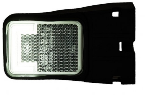 LAMPA OBRYSOWA LED BIAŁA POZYCYJNA PRZYCZEPA Źródło światła LED