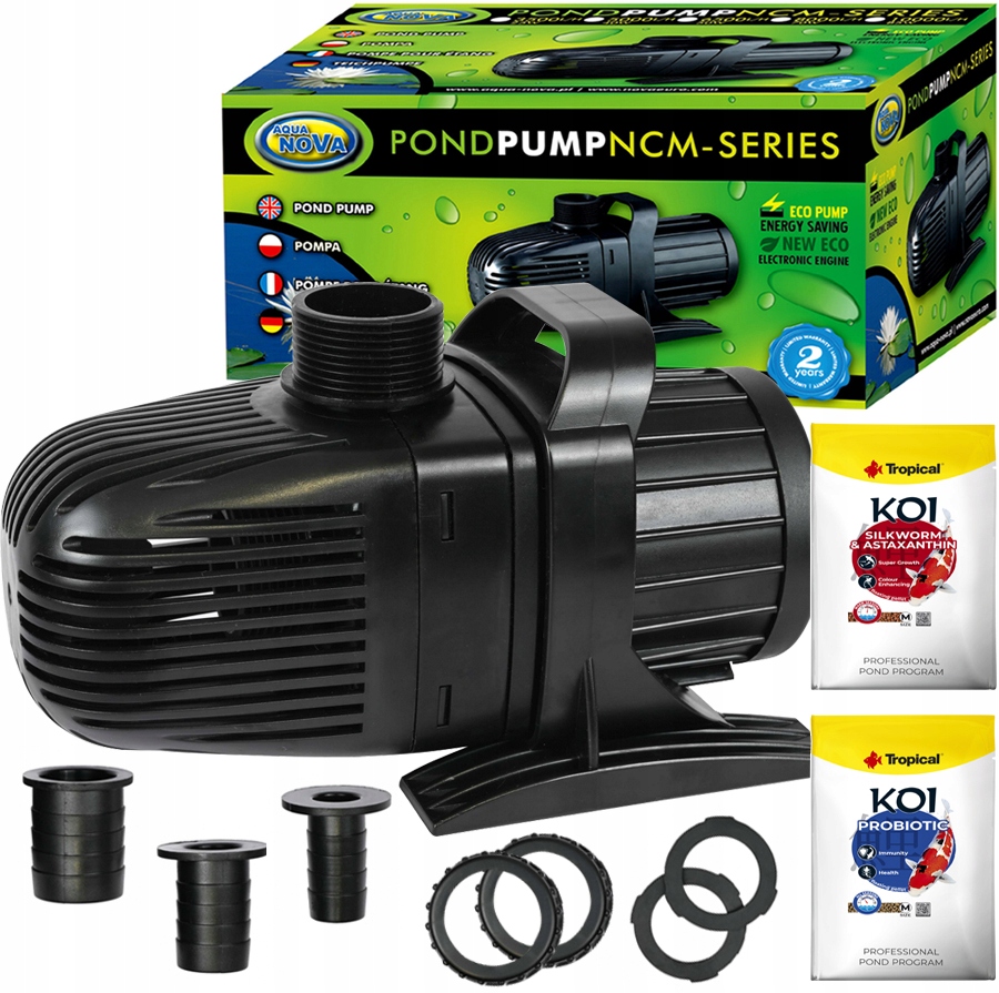 Aqua Nova NCM-10000 Pompa 75W Oczko Wodne