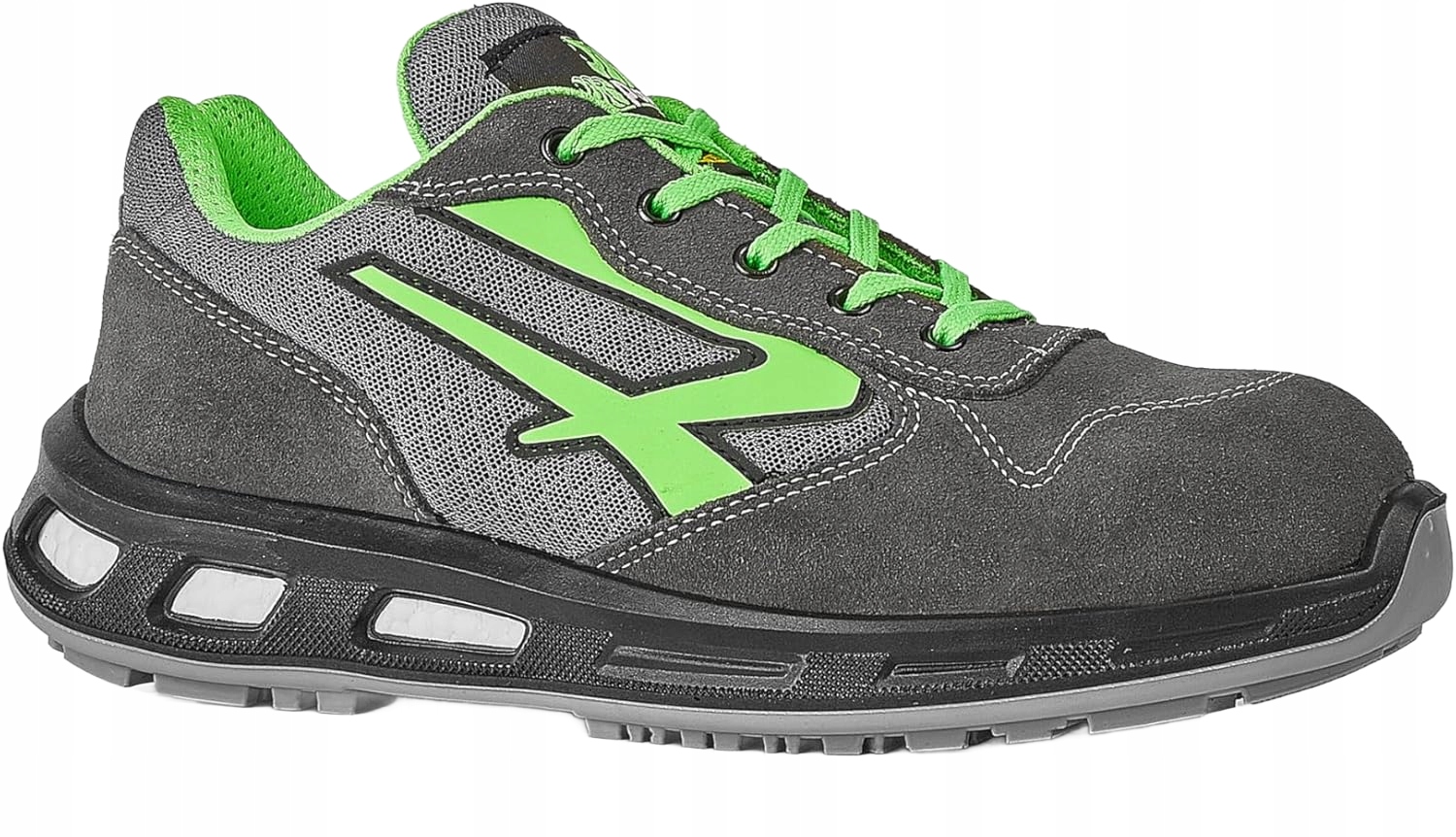 U Power Buty Robocze Męskie Sznurowane Szare Niskie 45 6GA