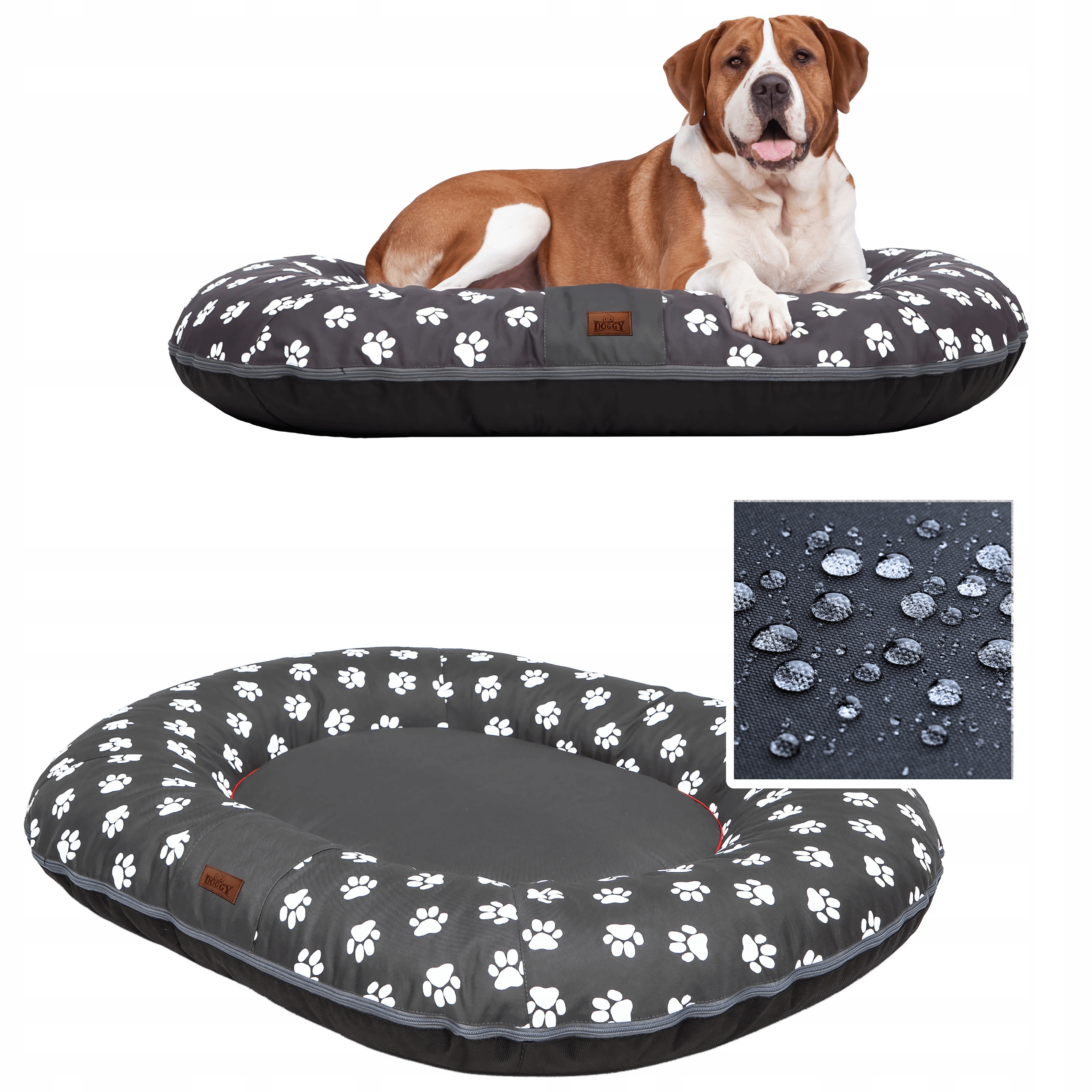 Pelíšek pro psa Odnímatelný potah voděodolná kotec XXL 119 x 99 cm