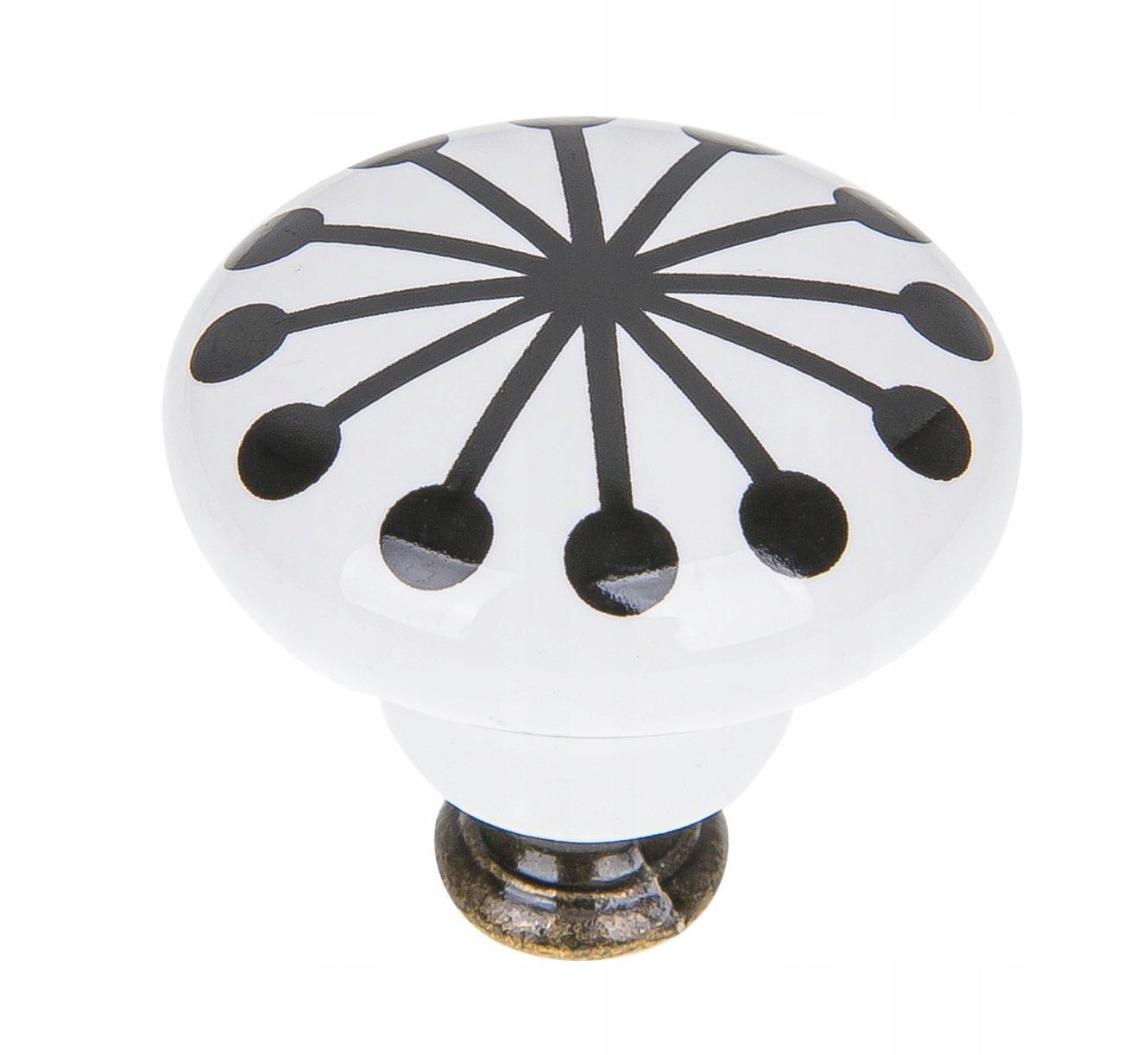 

Nowoczesna Porcelanowa Gałka do mebli Art line 3.4