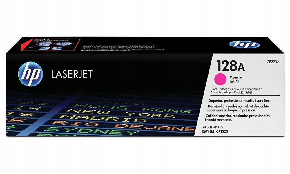 Hp purpurová tisková kazeta CE323A originál