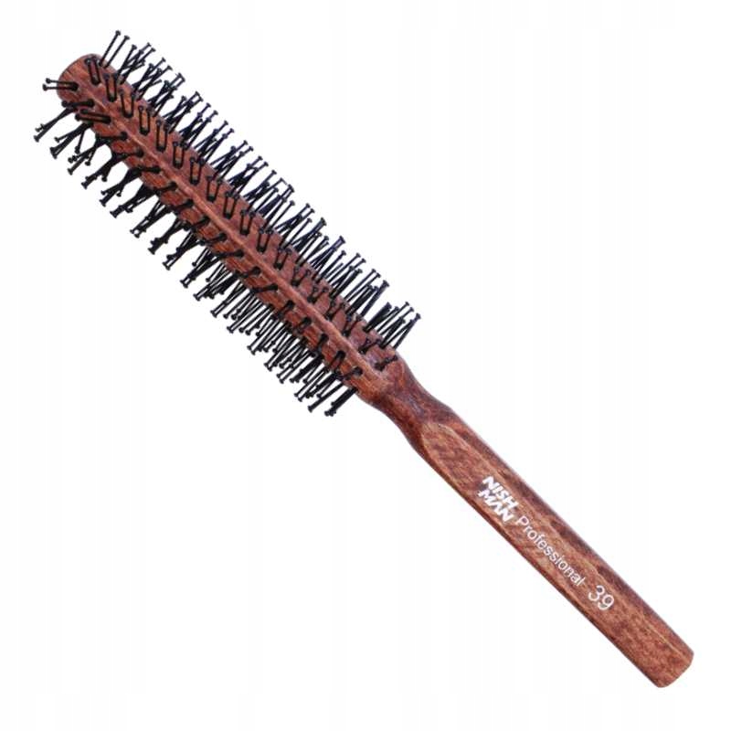 

Męska szczotka do włosów Nishman Quiff Roller 39