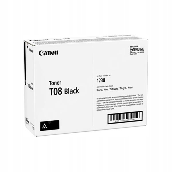 Originální černý toner Canon X1238 (T08, 3010C006)