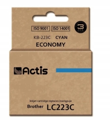 Actis, Tusz do Brother KB-223C (zamiennik LC223C) cyan (błękitny)