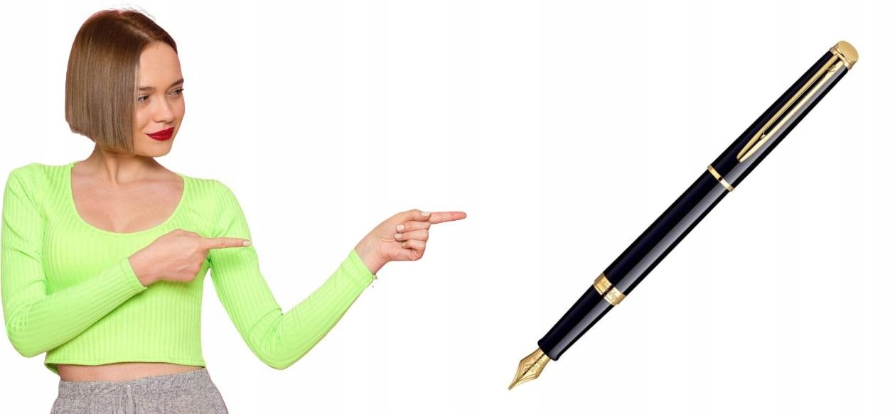 Waterman Hemisphere czarne Gt pióro wieczne F