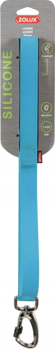 

Zolux Smycz silikonowa - niebieska 1,2m/25mm