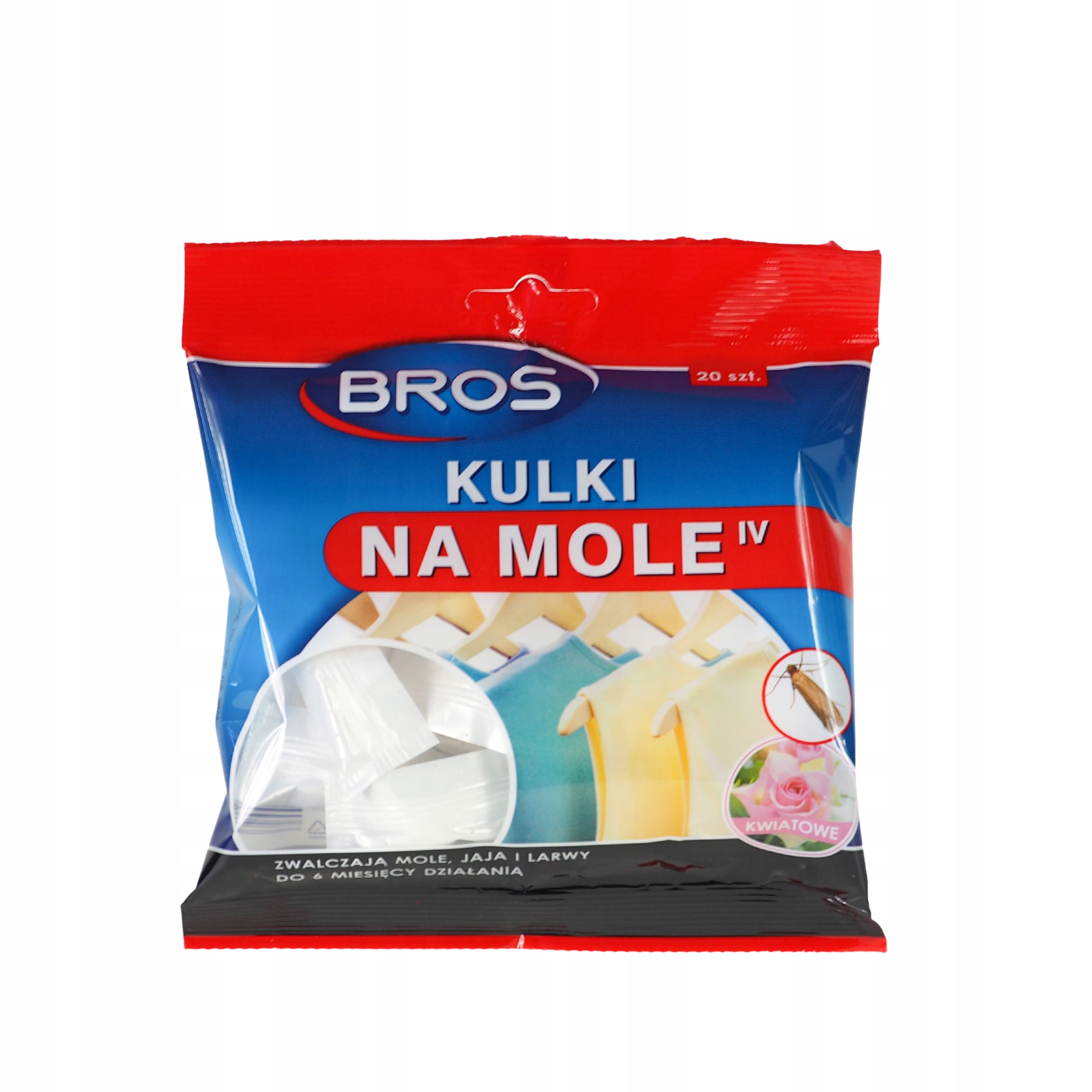 

Kulki Na Mole Ubraniowe Odzieżowe Kwiatowe 20 szt.