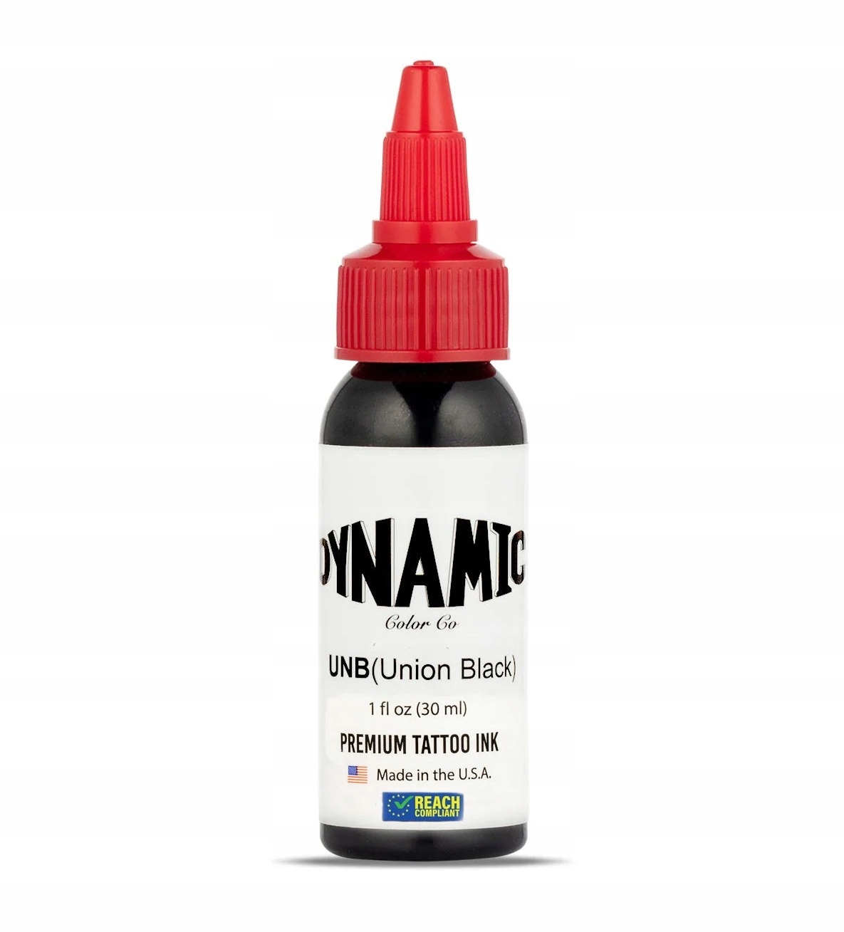 Dynamic Union Black 30 ml Černá Barva na tetování tetování, černý inkoust