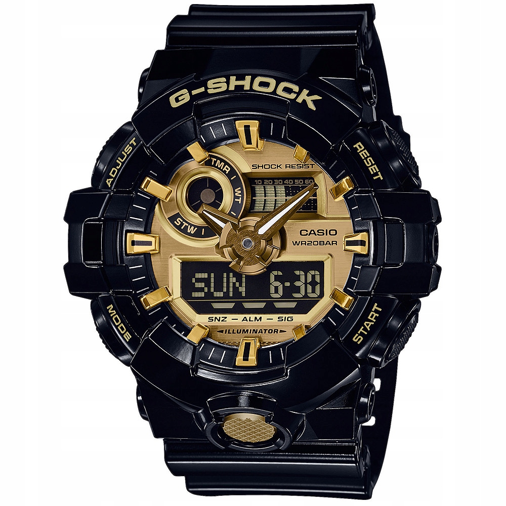 Hodinky Casio G-Shock GA-710GB-1AER 20BAR