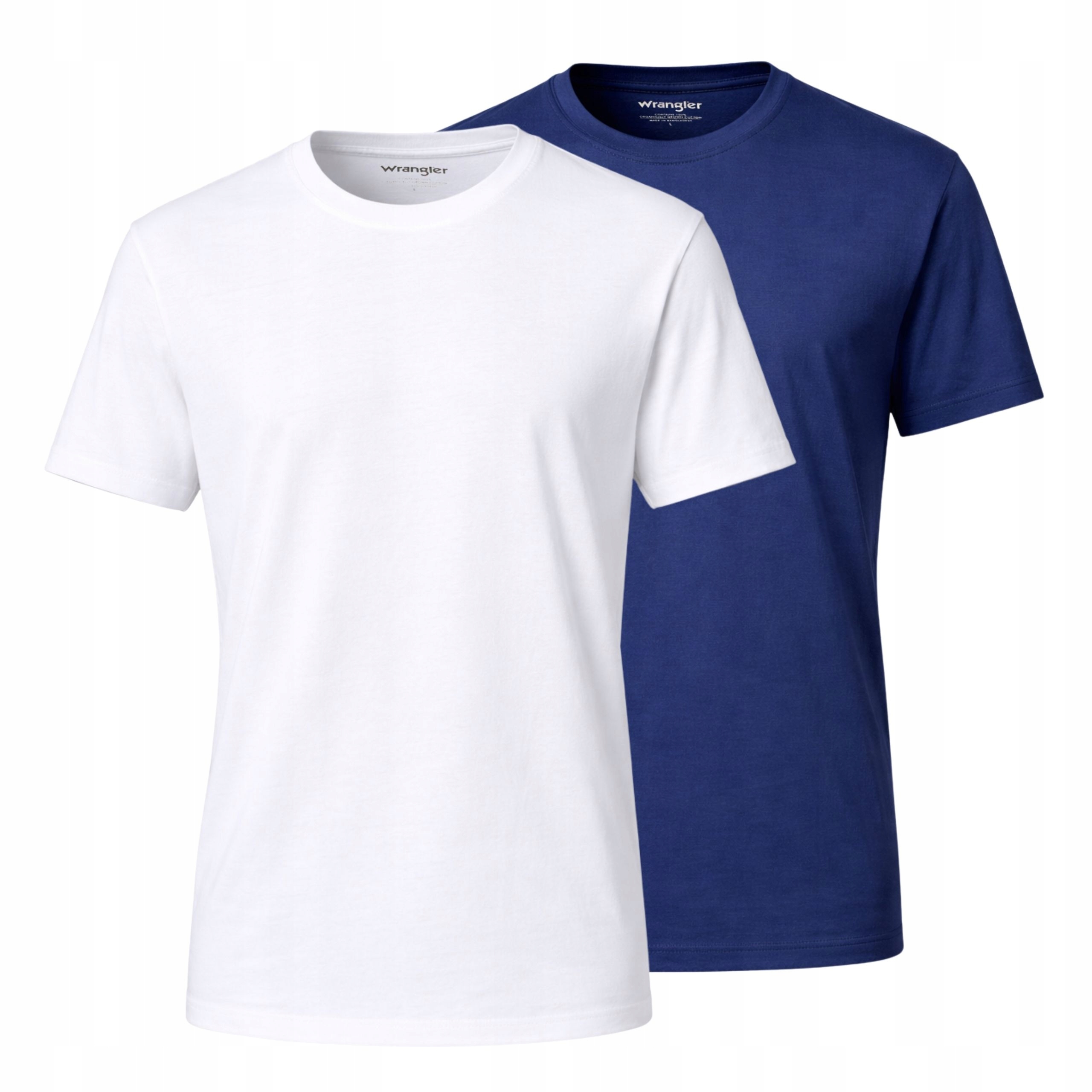 2 Pack Meska Tričko Wrangler Tee Navy 112321453 L