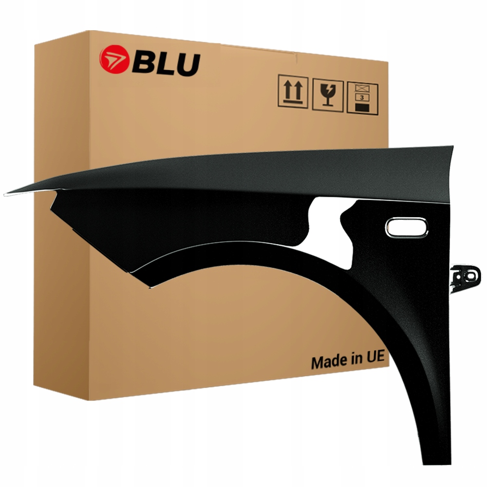 Blu Blatník Seat Ibiza IV 4 6J LC9Z levý černý 08-17 přední BlackMagic