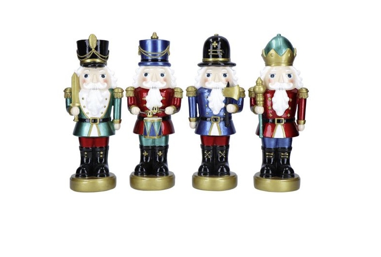 T-Sada 4 figúrok Dedkov na orechy 27 cm MM