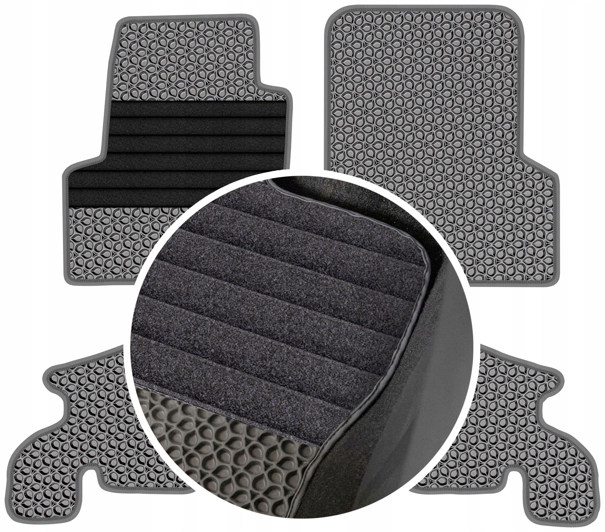 Jeep Wrangler I Tj 1996-2007 Gumové rohože do auta Eva Eternity