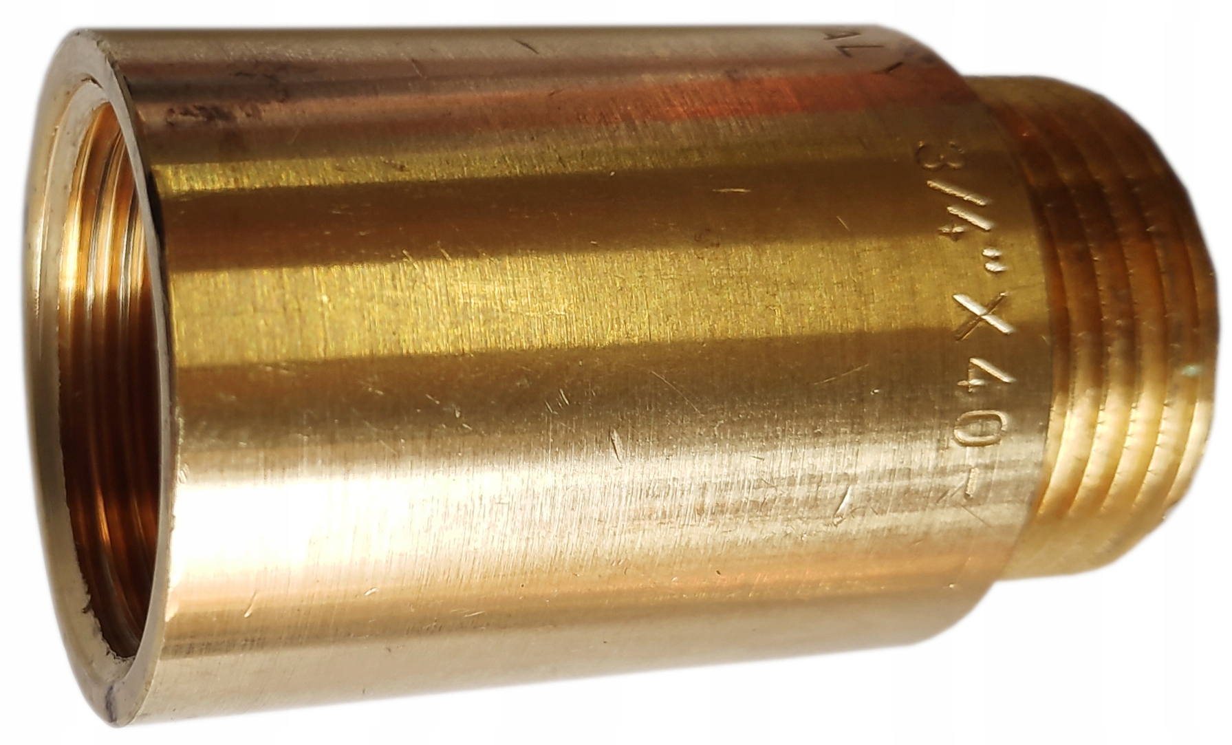 

Przedłużka mosiężna 3/4" 40mm Effebi