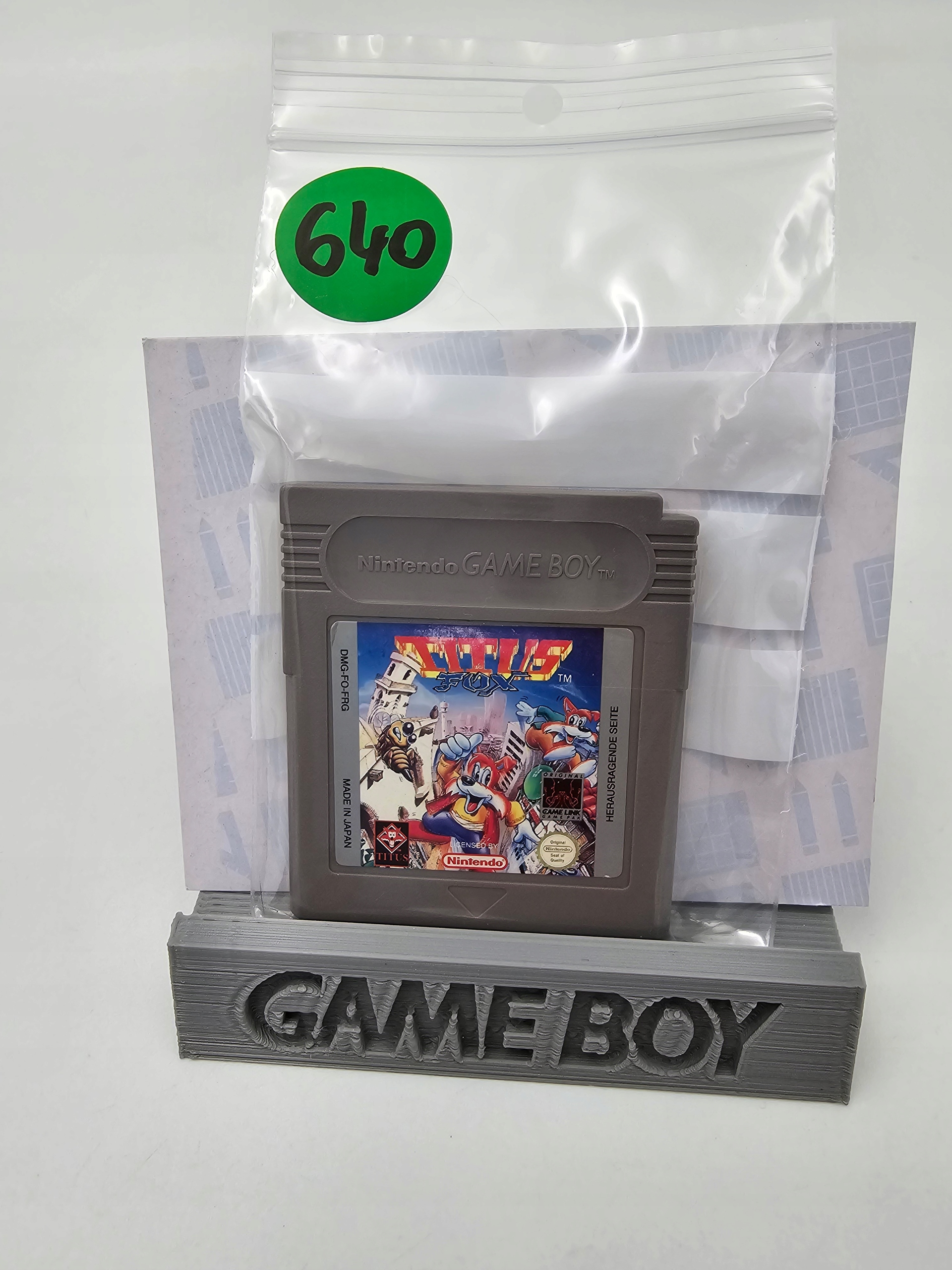 GAME BOY TITUS THE FOX ORYGINAŁ Platforma Nintendo Game Boy Classic