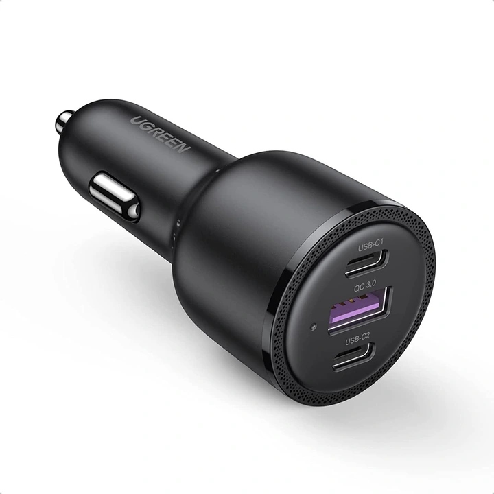 

Ładowarka Samochodowa 2x Usb-c 69W Usb 5A Ugreen