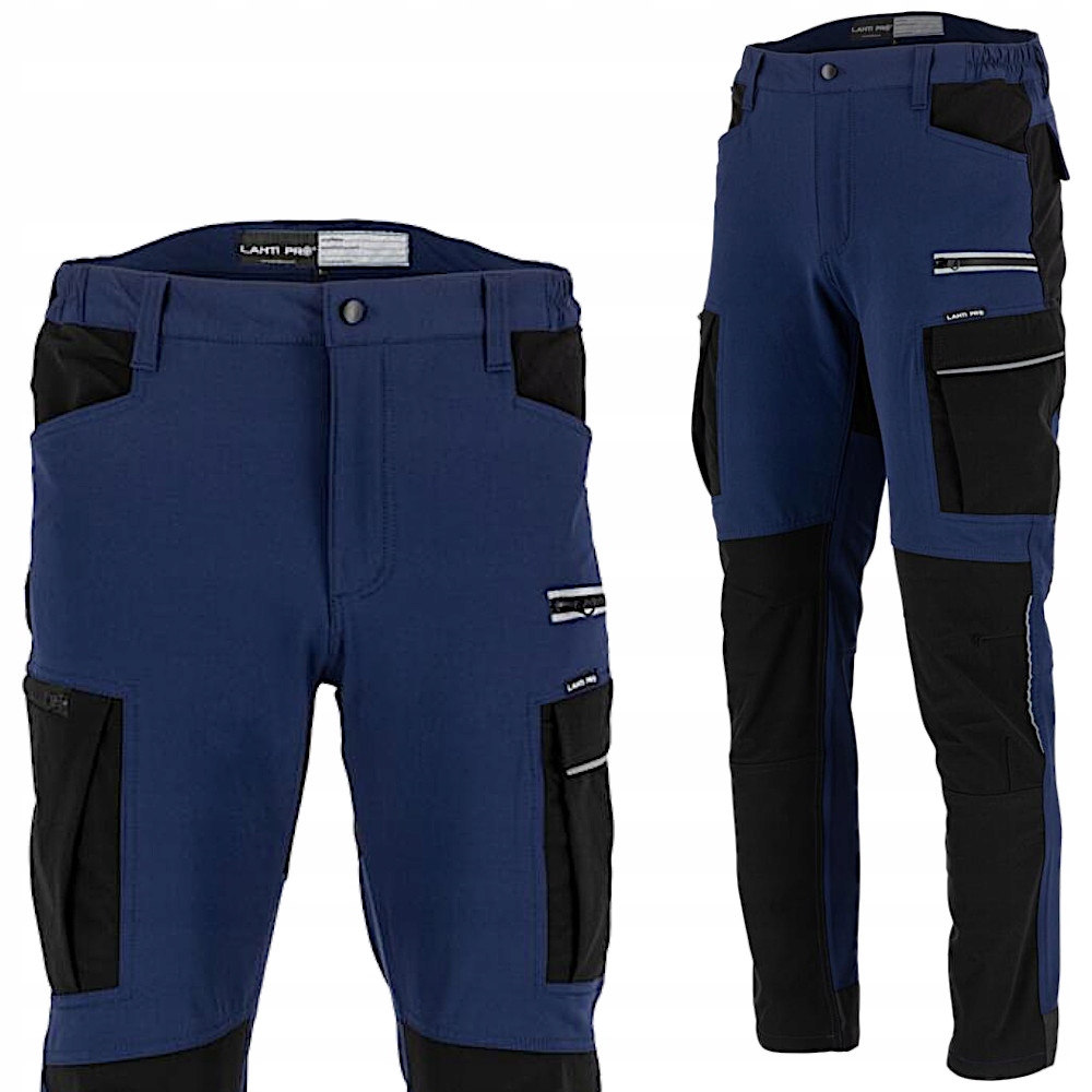 Lahti Pro Spodnie robocze męskie stretch slim fit L40552 roz. 3XL