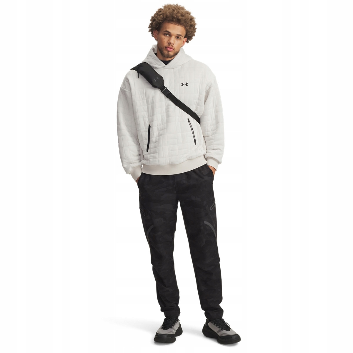 Męskie spodnie treningowe cargo Ua Unstoppable Cargo Pant Czarny XL