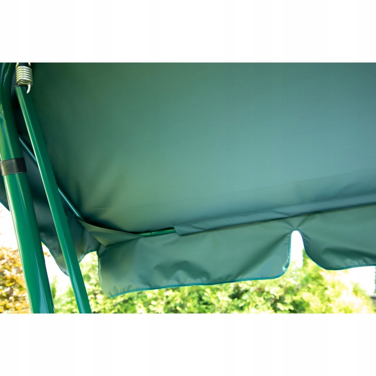 DASZEK DACH HUŚTAWKA OGRODOWA 120X195 BRĄZOWY Styl tradycyjny