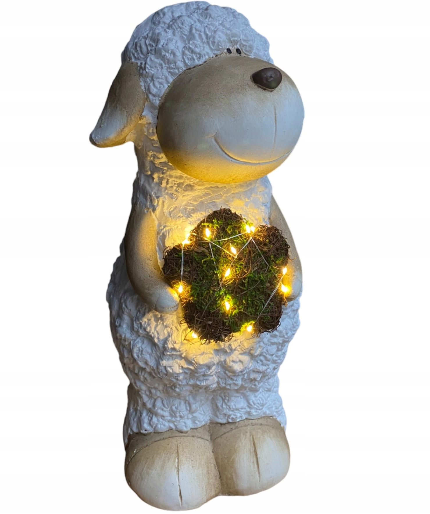 BARANEK FIGURKA DEKORACYJNA LED OZDOBA 35 CM WIELKANOC OZDOBA ZEWNĘTRZNA