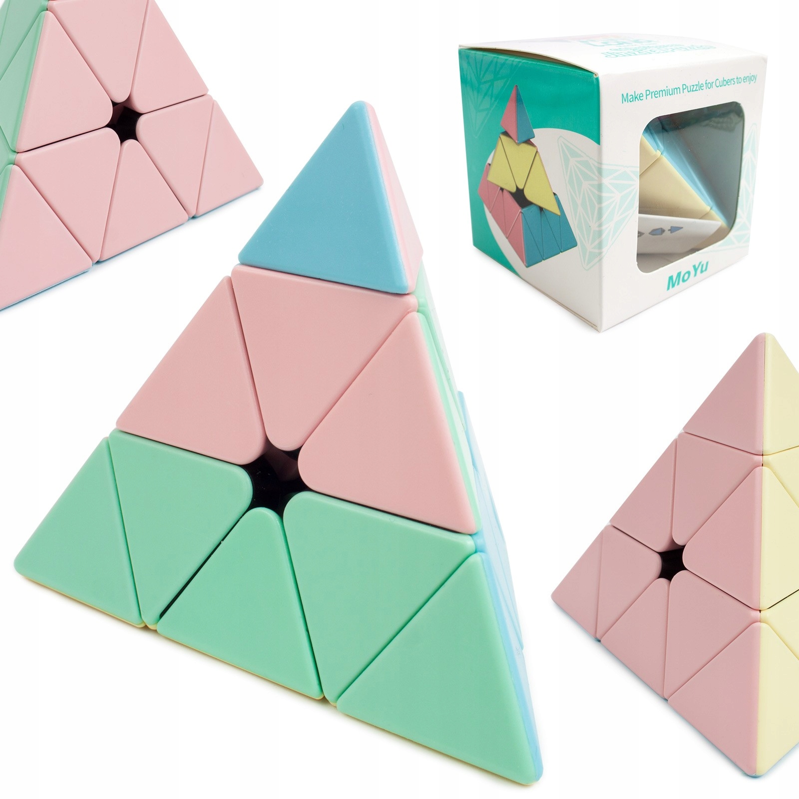 

Kostka Logiczna 3x3x3 Pyraminx Pastelowe