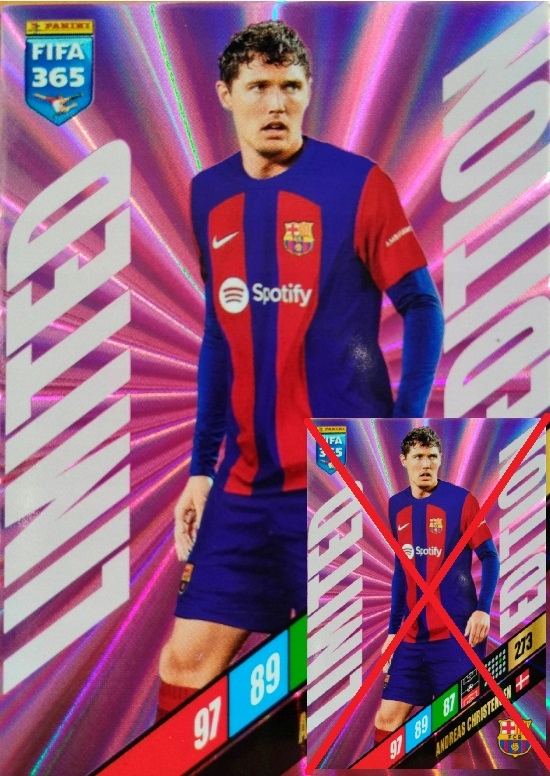 Panini Adrenalyn XL Fifa 365 2024 Limited XXL Andreas Christensen