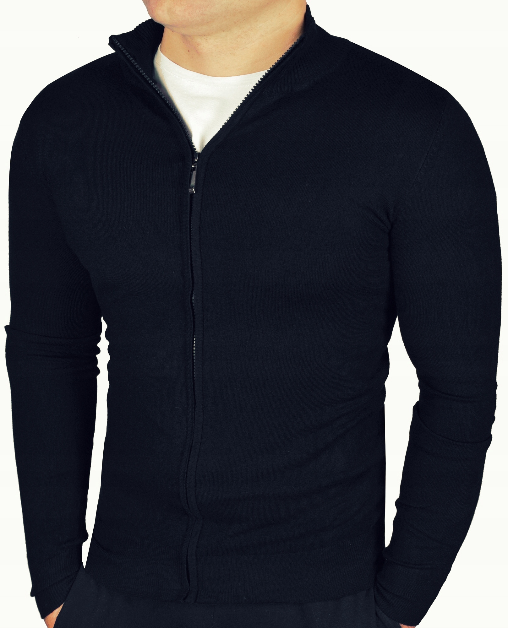 

Męski Golf Sweter Elastyczny