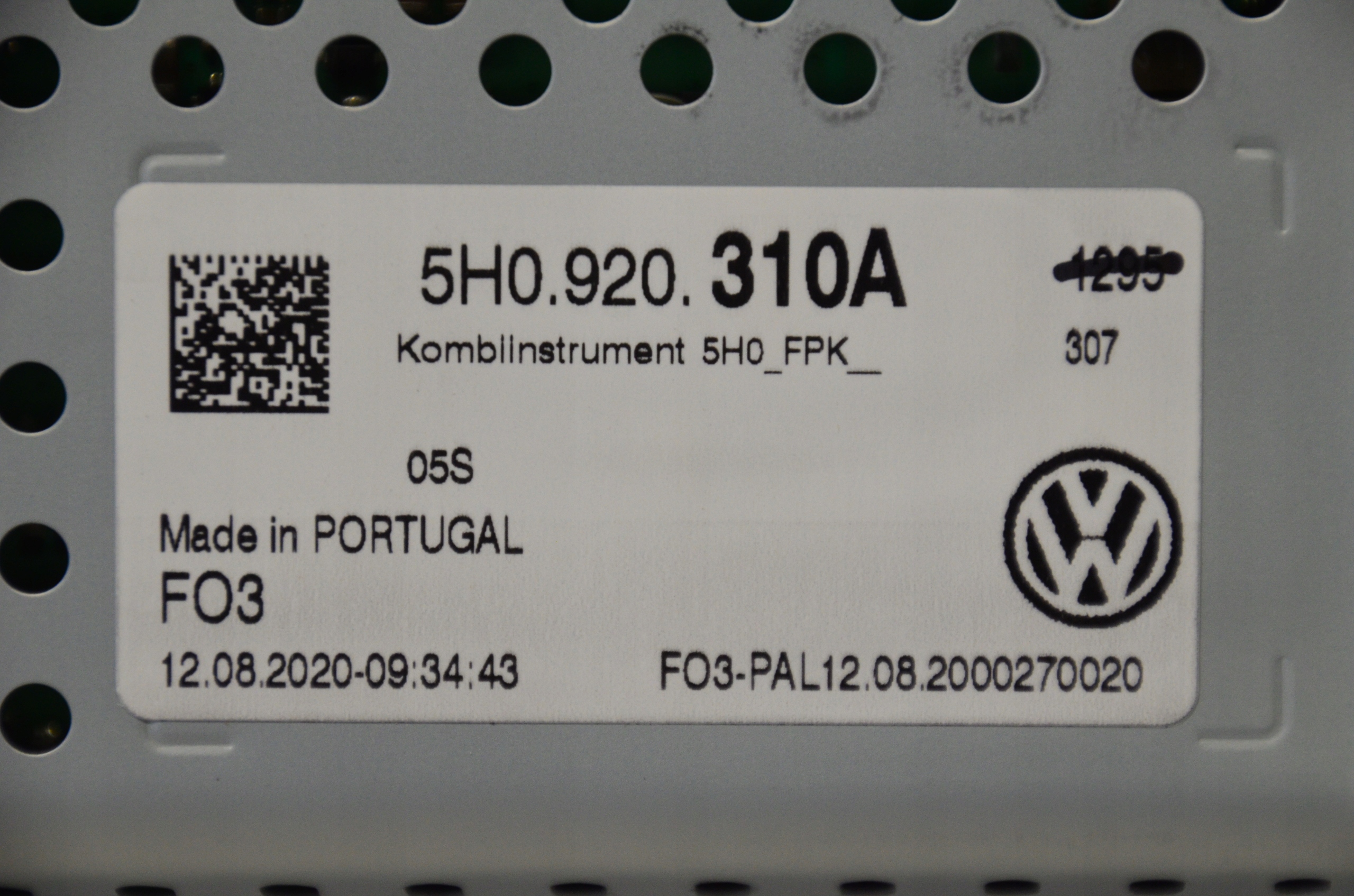 спидометр vw Golf 8 5h0920310a