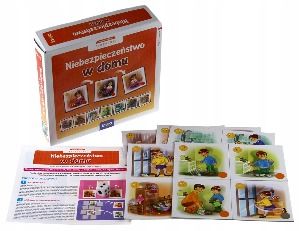 NIEBEZPIECZEŃSTWO W DOMU UKŁADANKA EDUKACYJNA JAWA Typ Podstawa