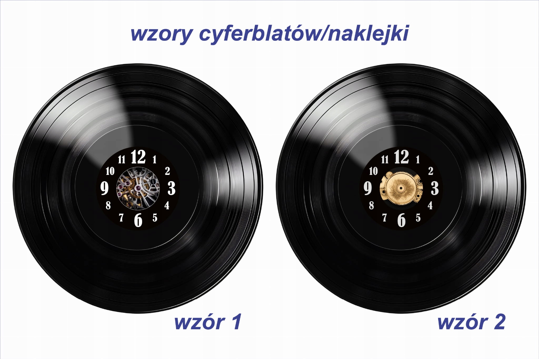 Zegar ścienny z płyty winylowej ACDC 48.14 Typ ścienny