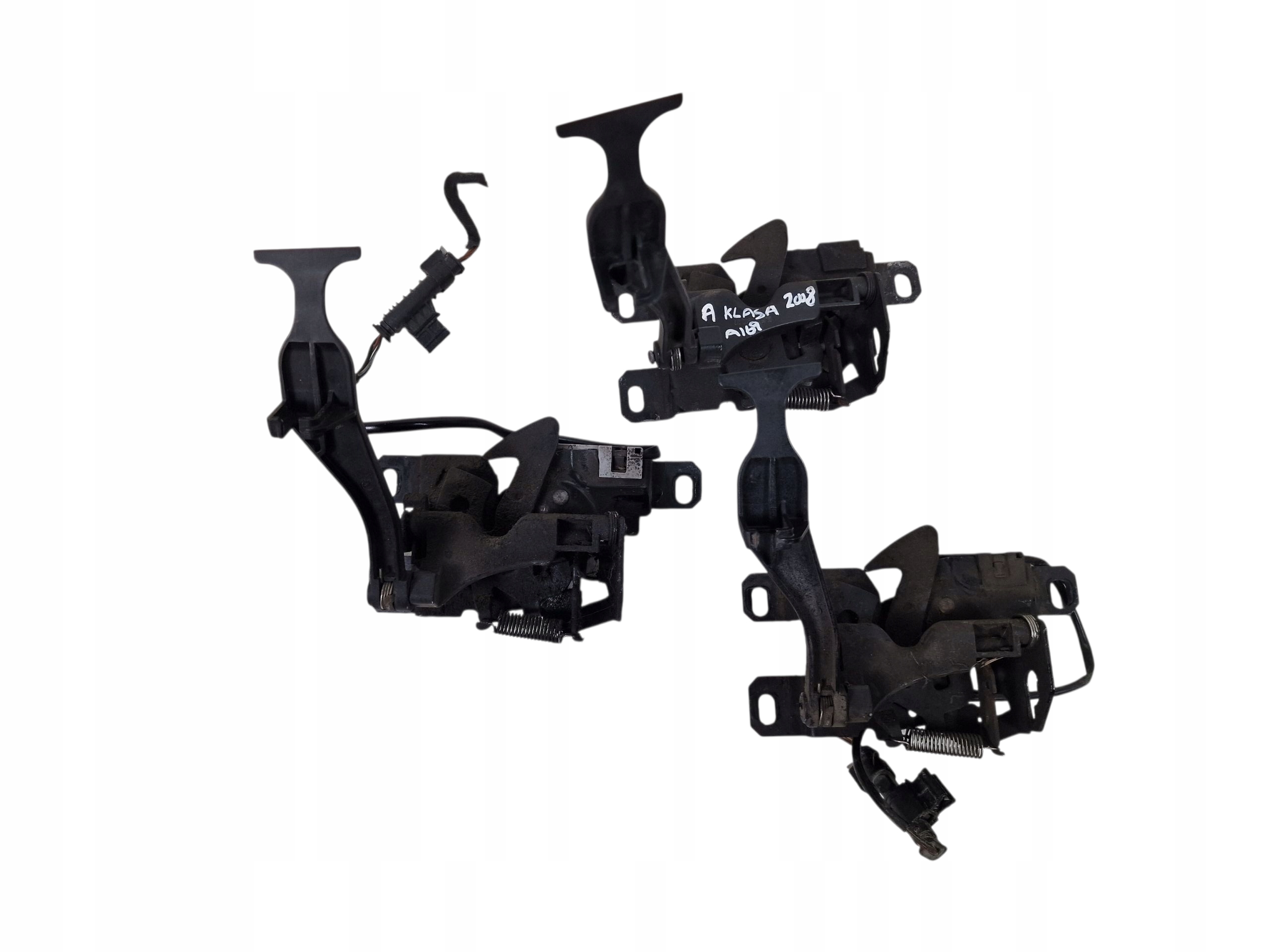 MERCEDES W169 A-KLASA ZAMEK MASKI CIĘGNO UCHWYT KOMPLET ORG.