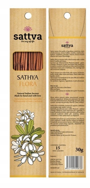 

Kadzidełka Sattva Insence Sathyaflora 30G