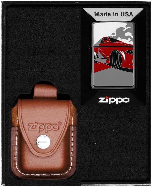 Sada Zippo Zapalovač Racing Car Dárkový No2