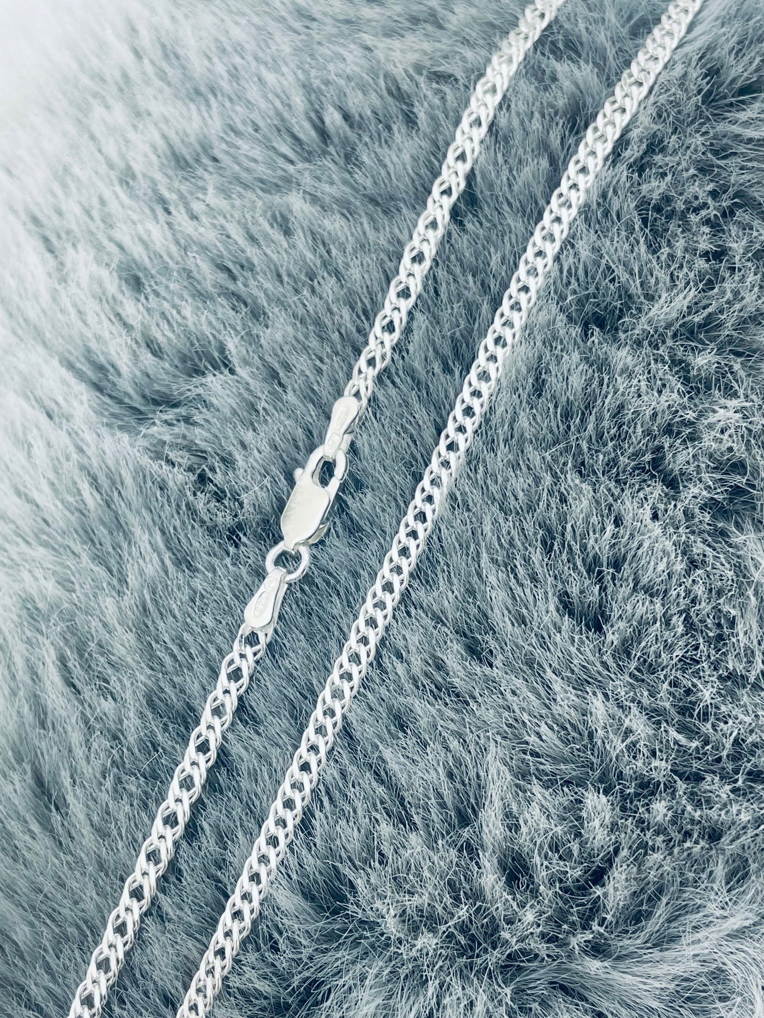 Stříbrný řetízek Rombo