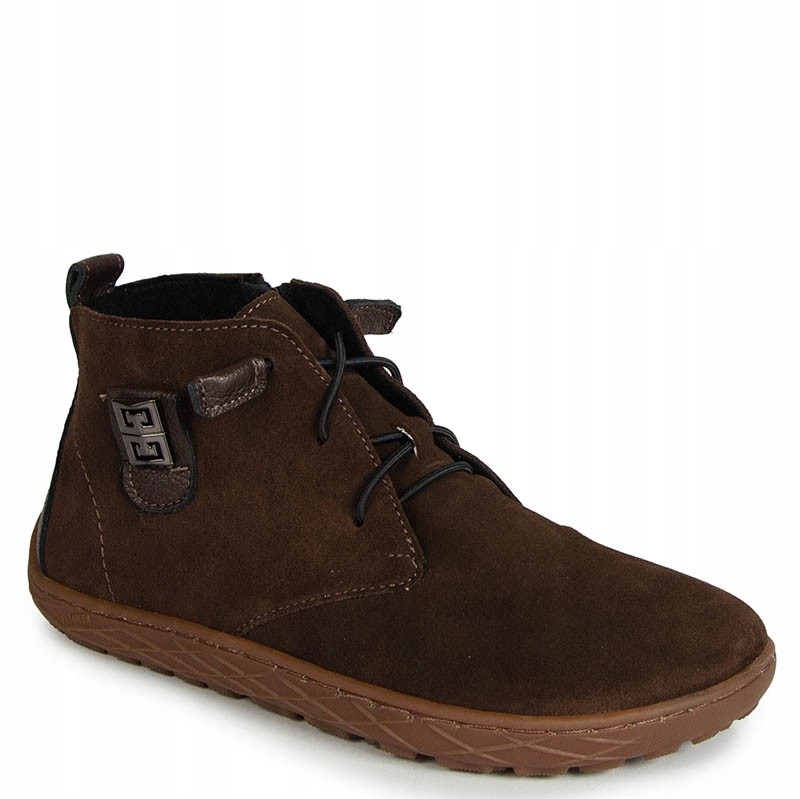 Lemar 30072 Barefoot Hnědé Kožené Kotníkové Boty 41