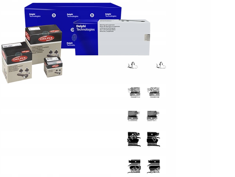 ZESTAW MONTAŻOWY KLOCKÓW TOYOTA PRZÓD RAV 4 98-05