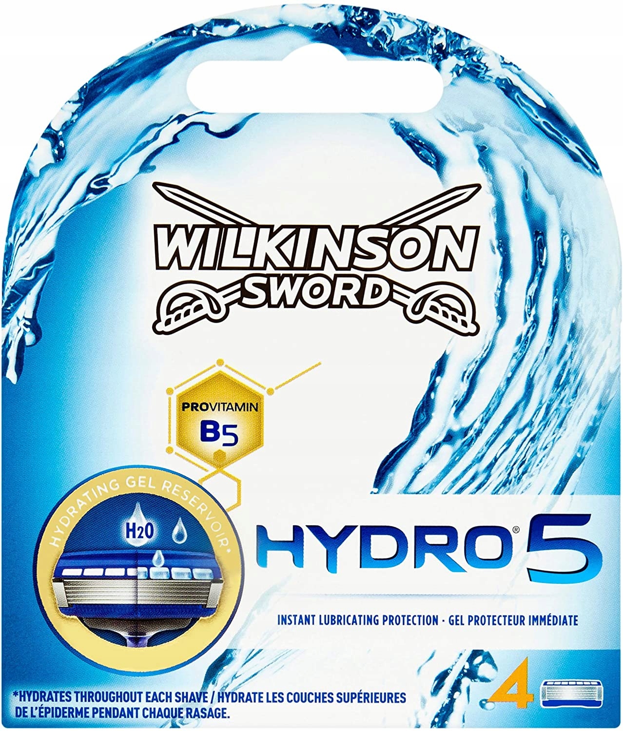 Wilkinson Hydro 5 4 ks bez/pudrové čepele