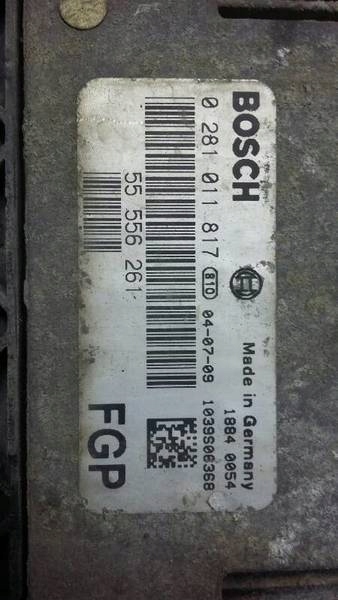 computer 55556261 OPEL VECTRA C