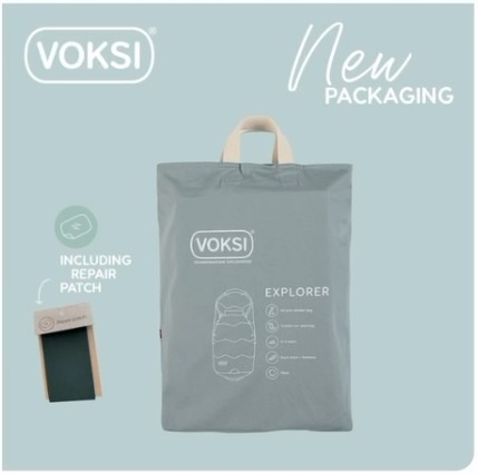 Miegmaišis automobilinei kėdutei/vežimiui „Voksi Explorer“ - persikinės spalvos, plotis 50 cm