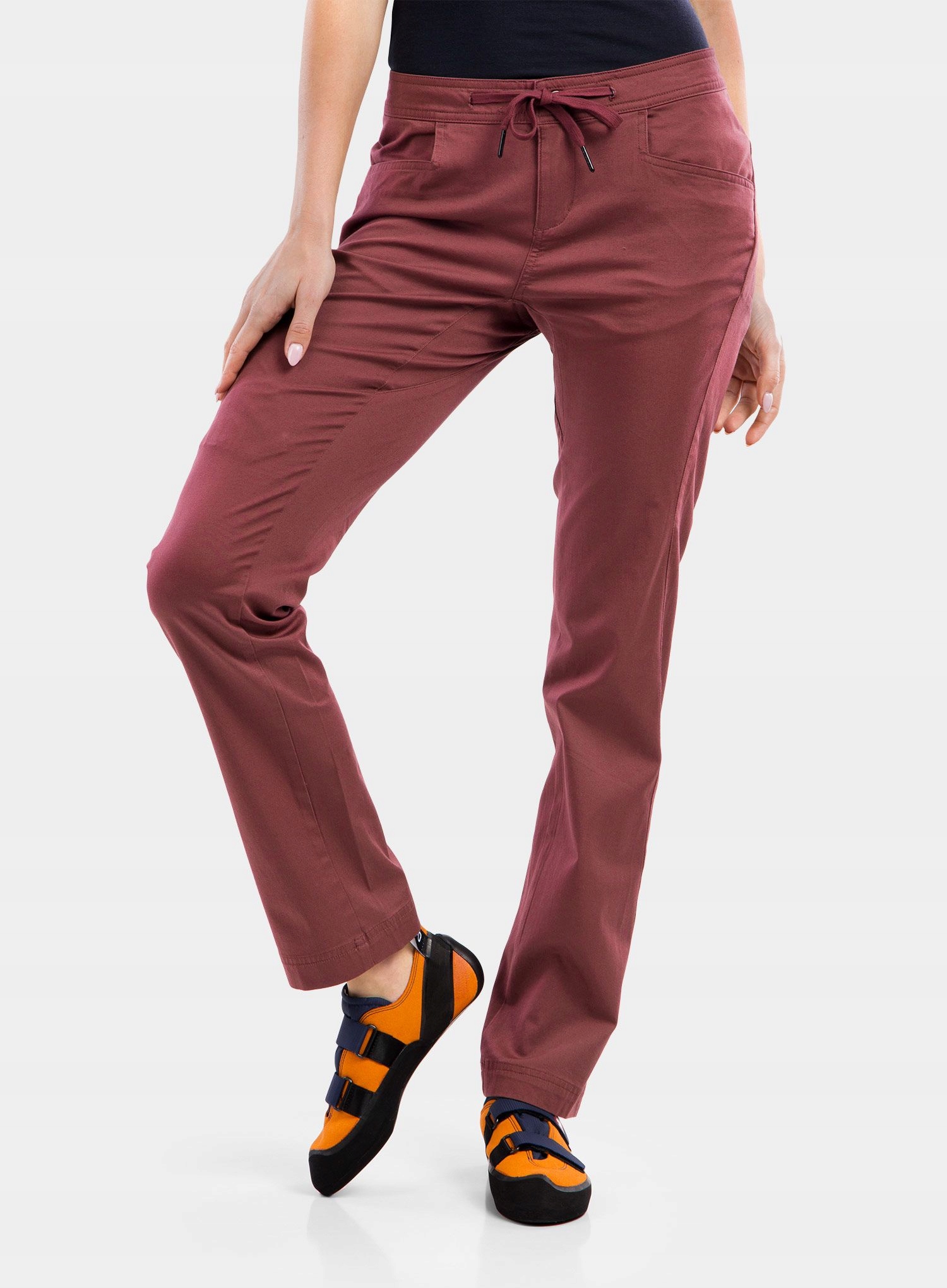 Dámské lezecké kalhoty Black Diamond Credo Pants cherry wood 10