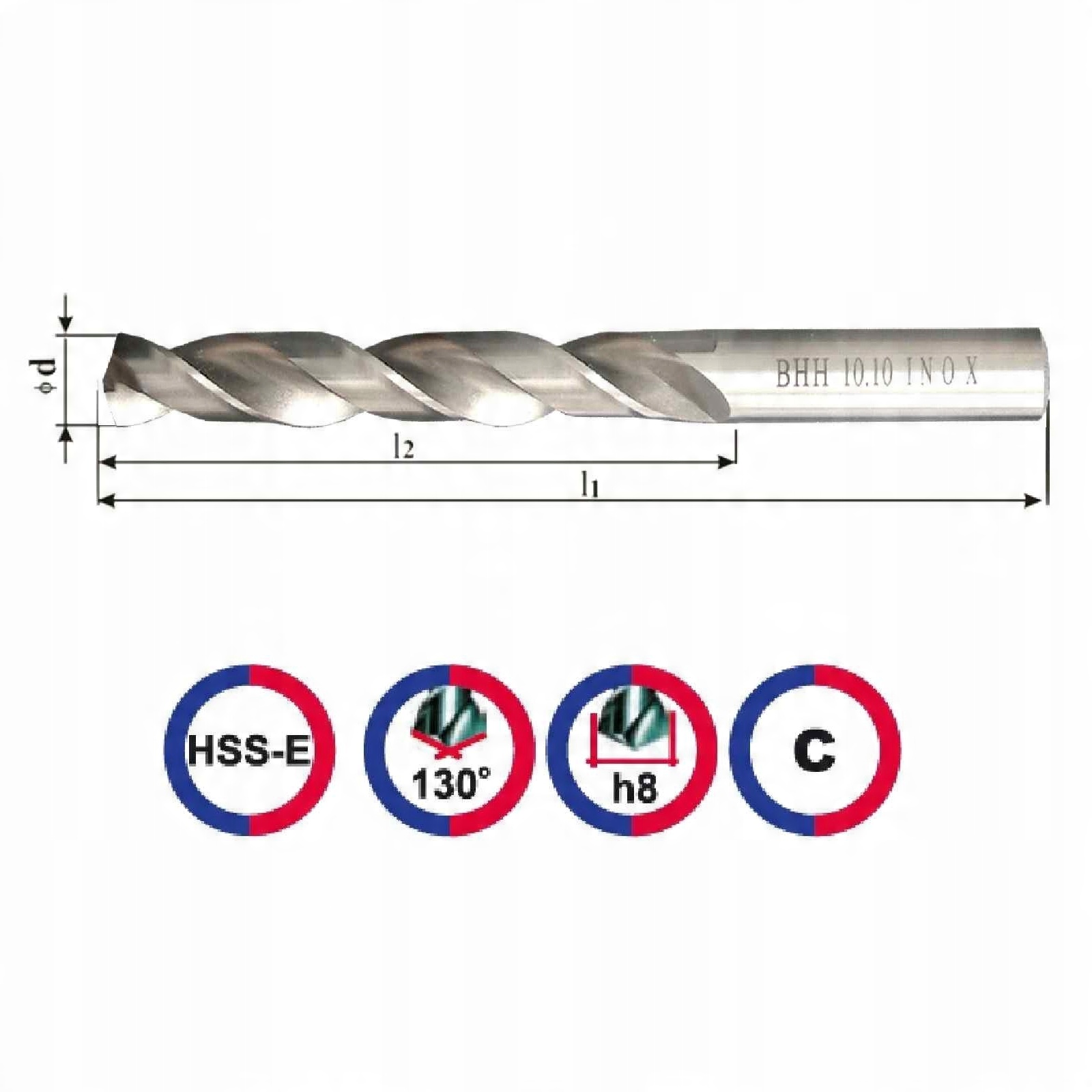 

Wiertło kobaltowe 5,5mm Inox Hsse Wiertła Baildon