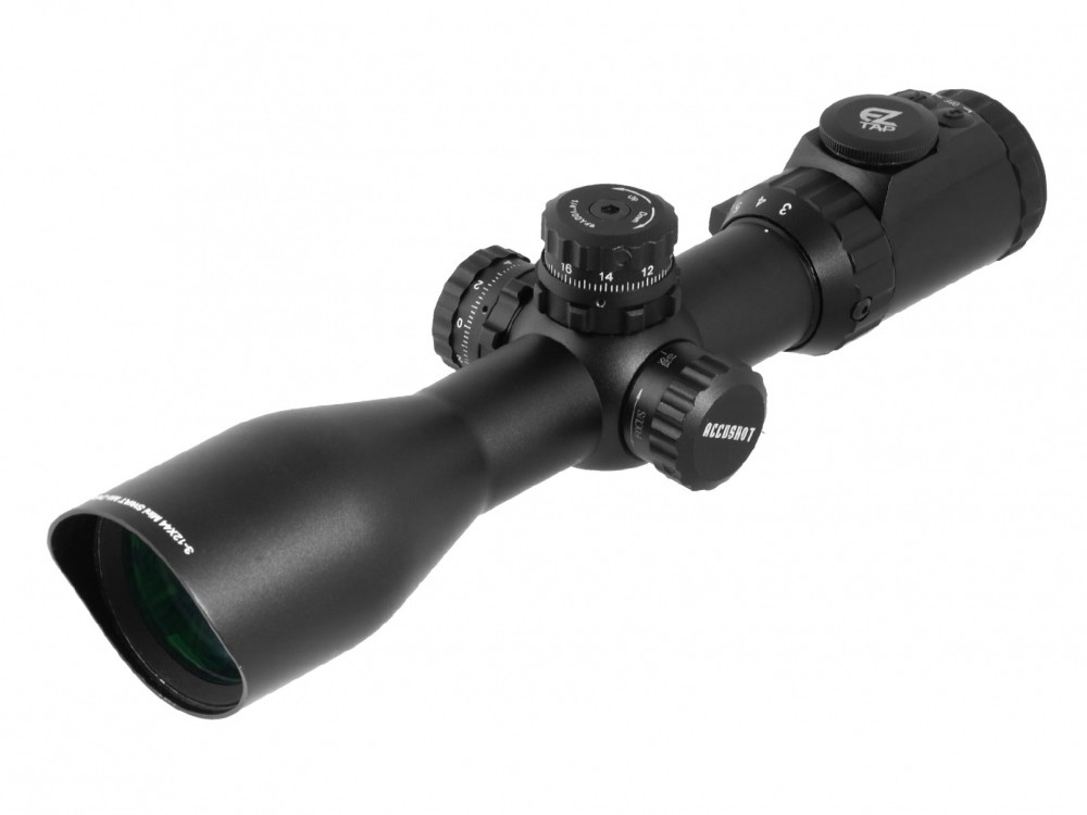 Luneta celownicza Leapers Utg Compact 3-12x44 30 mm Ao MilDot EZ-Tap