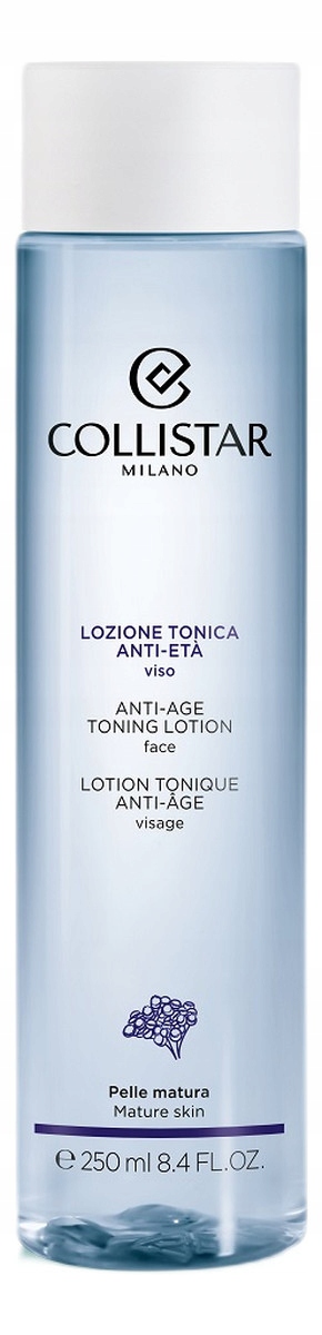 Collistar Anti-age tónovací pleťové tonikum proti stárnutí 250 ml