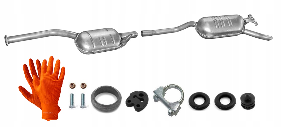 Mercedes W124 200 230 E200 2.0 2.3 (1985-1992) Tlumič Koncový